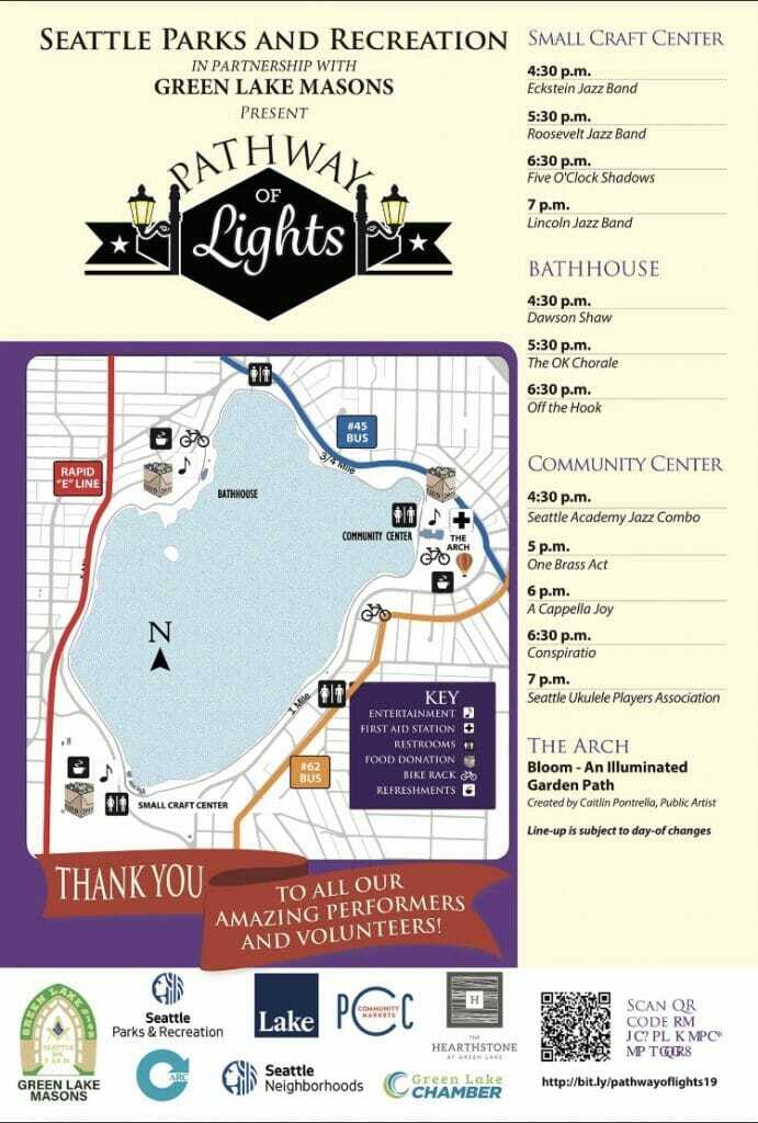 greenlake pathway of lights greenlake pathway of lights