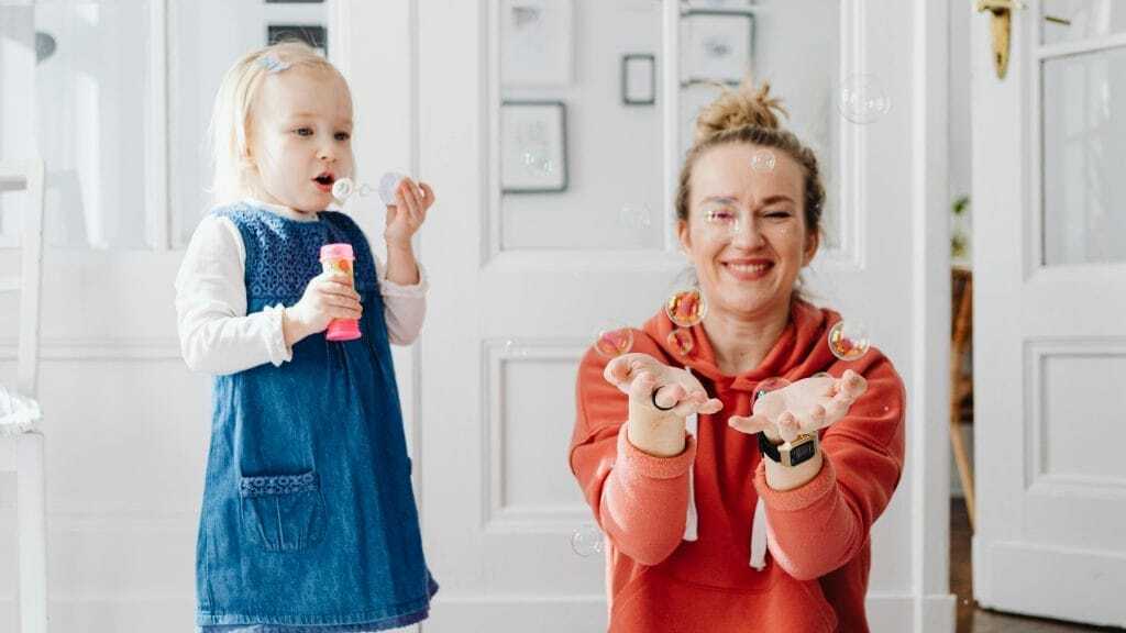 professional nanny providing childcare in Seattle home